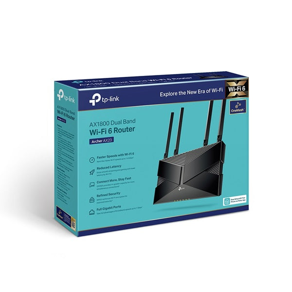 AX1800 Dual Band WiFi 6 (802.11ax) Router