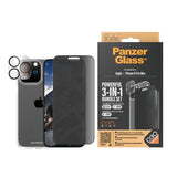 310103813 , PanzerGlass iPhone 15 Pro Max 6.7"| 360 Bundle with D3O® | Privacy - 5711724930317 +P2812