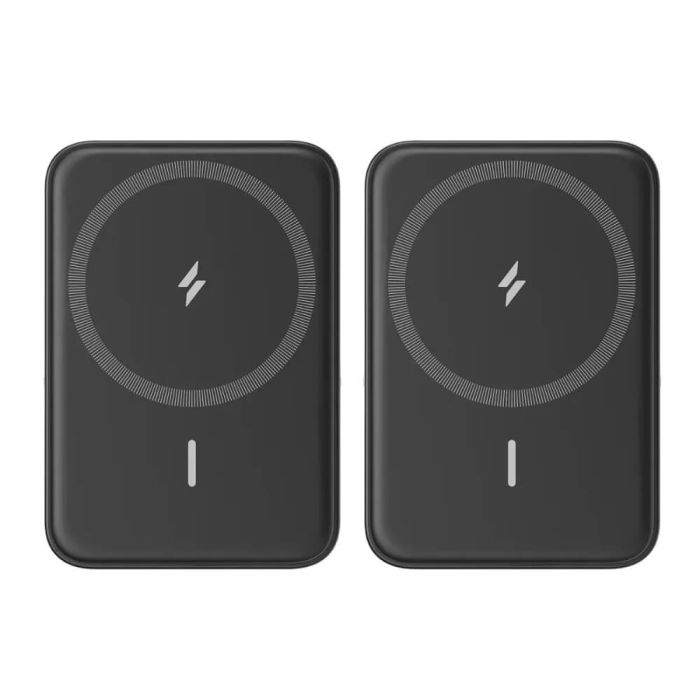 B1618H11-6 | باور بانك أنكر ماج جو 5000 مللي أمبير في الساعة، شحن لاسلكي مغناطيسي | عبوة من 2