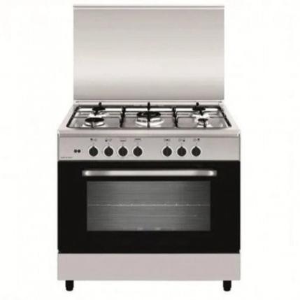 Royxon Gas Cooker Free Standing 90x60 5 Burners Enameled Pan Supports