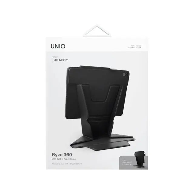 UNIQ | PDA132024 | R360 Blk RYZE 360 New Ipad Air 13 2024 | Midnight Black