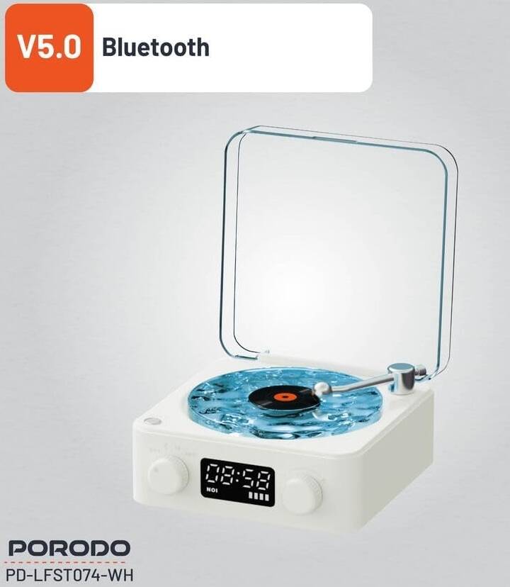 LFS074-WH | Porodo Lifestyle Noise Speaker | White