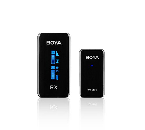 BOYA BY-XM6-S1 Mini Ultracompact 2.4GHz Dual-Channel Wireless Microphone System