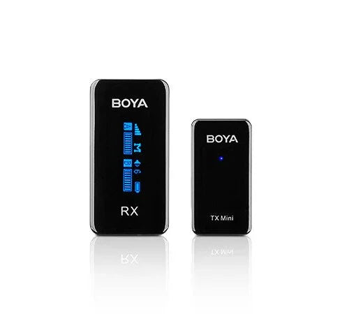 نظام ميكروفون لاسلكي ثنائي القناة BOYA BY-XM6-S1 Mini Ultracompact 2.4GHz