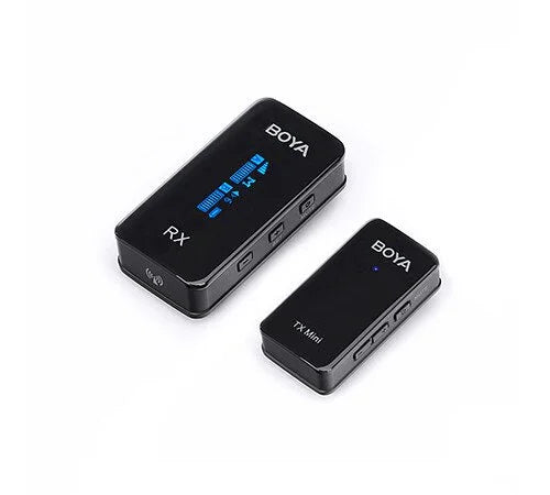 نظام ميكروفون لاسلكي ثنائي القناة BOYA BY-XM6-S1 Mini Ultracompact 2.4GHz