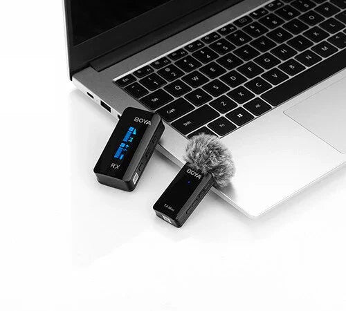 BOYA BY-XM6-S1 Mini Ultracompact 2.4GHz Dual-Channel Wireless Microphone System