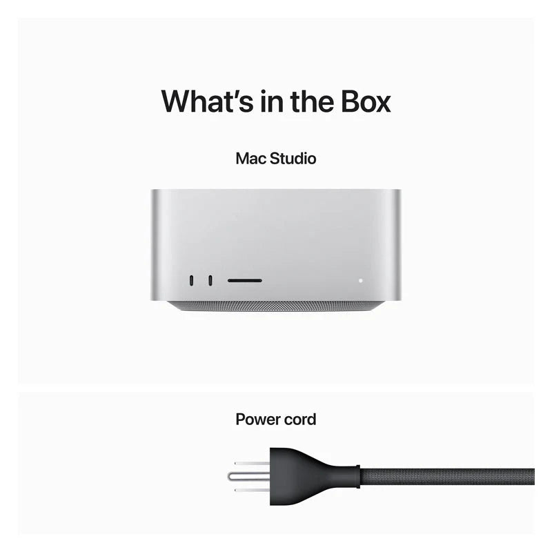 Apple Mac Studio - M2 Max / 12-Core CPU / 30-Core GPU / 16-Core Neural Engine / 32GB RAM / 512GB SSD / 1YW