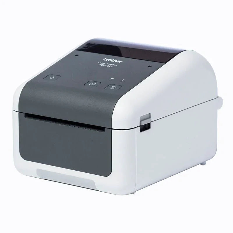 طابعة ملصقات Brother TD-4410D - 203 نقطة في البوصة / 203.2 مم / أبيض 