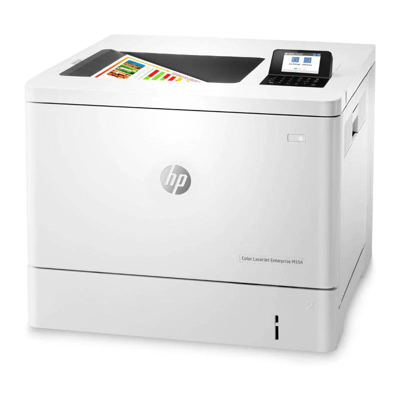 HP Color LaserJet Enterprise M554dn - 33ppm / 1200dpi / A4 / USB / LAN / Color Laser - Printer