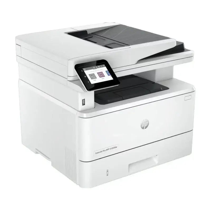 HP LaserJet Pro MFP 4103fdw - 40ppm / 1200dpi / A4 / USB / LAN / Wi-Fi / FAX / Mono Laser - Printer - GulfStore.com