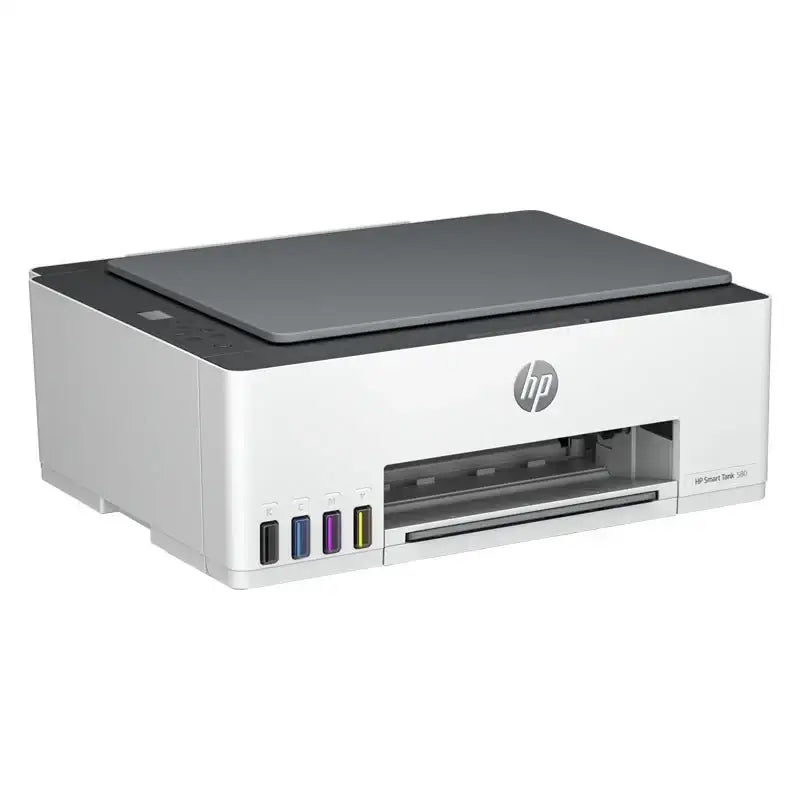 HP Smart Tank 580 AIO - 12ppm / 4800dpi / A4 / USB / Wi-Fi / Bluetooth / Color Inkjet - Printer - GulfStore.com
