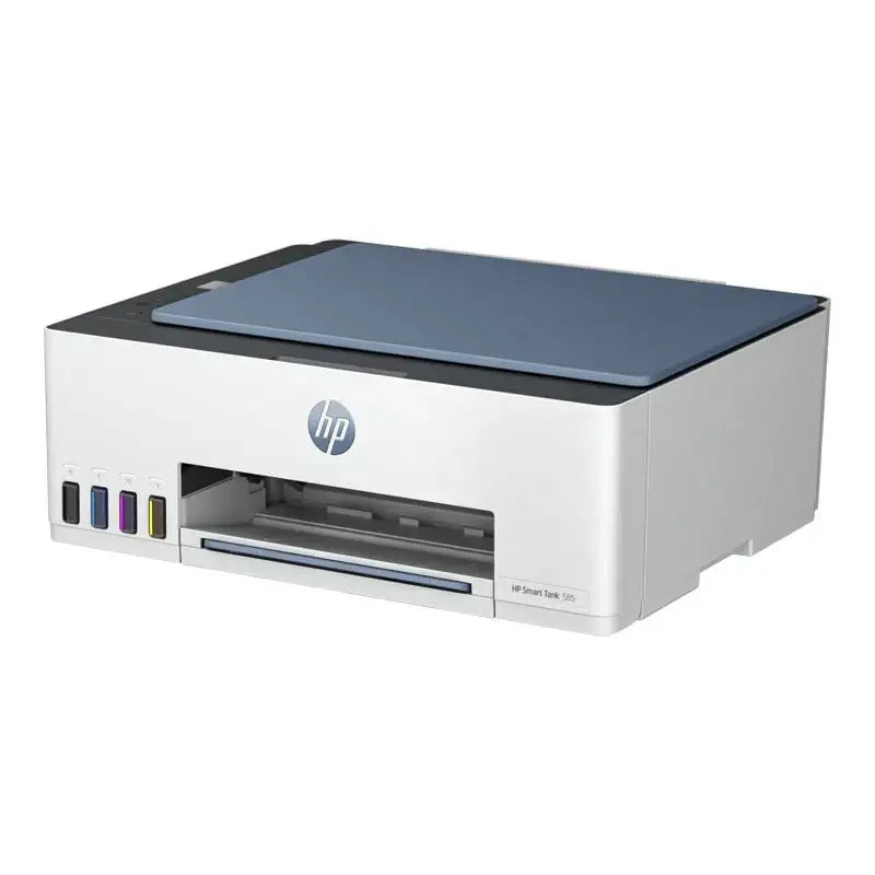 HP Smart Tank 585 AIO - 12ppm / 4800dpi / A4 / USB / Wi-Fi / Bluetooth / Color Inkjet - Printer - GulfStore.com