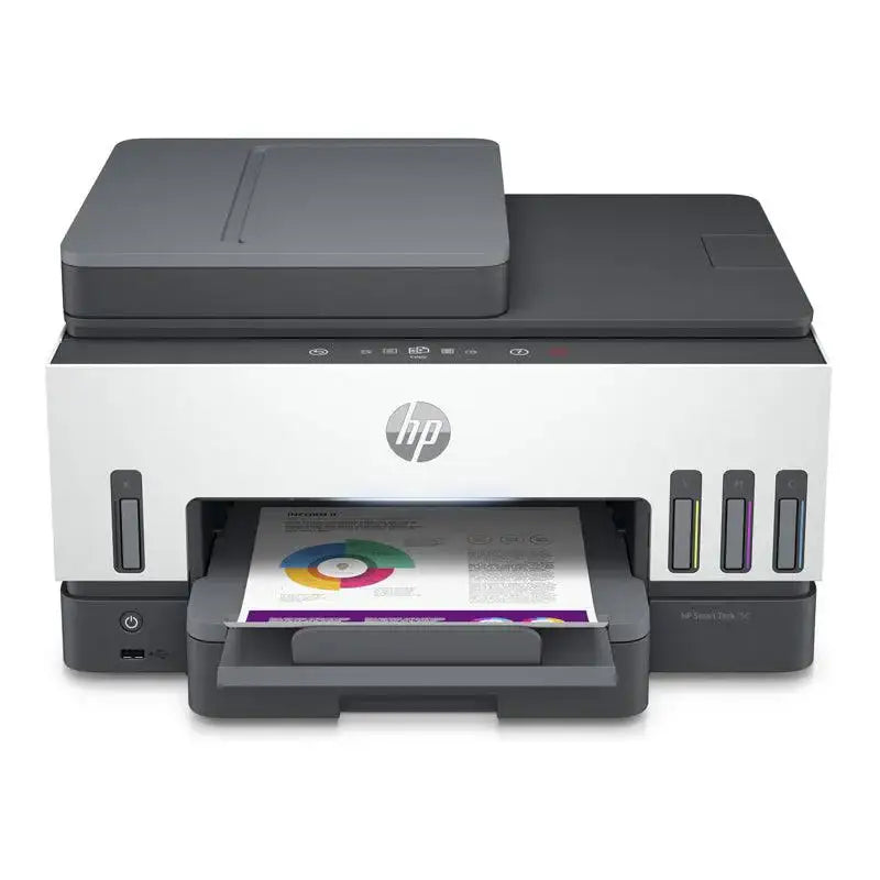 HP Smart Tank 790 AIO - 15ppm / 4800dpi / A4 / USB / LAN / Wi-Fi / FAX / Bluetooth / Color Inkjet - Printer - GulfStore.com