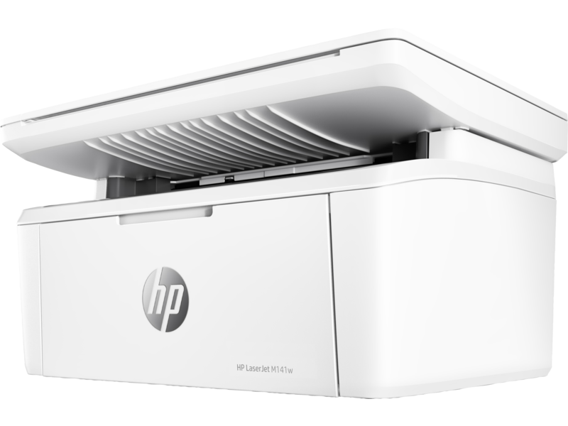 طابعة HP LaserJet MFP M141w، 7MD74A - بيضاء 