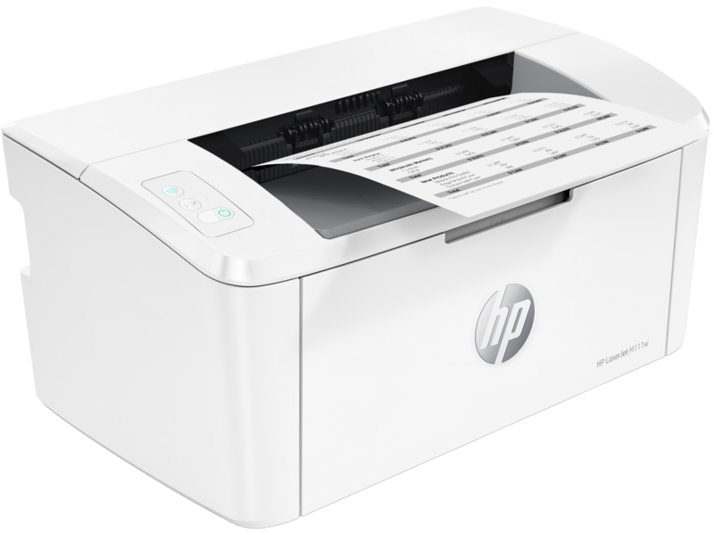 HP LaserJet M111w Mono Printer, 7MD68A - White