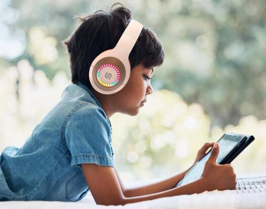 PS-STWLEP028 |  Porodo Soundtech Radiant Wireless Headphone | Orange - GulfStore.com