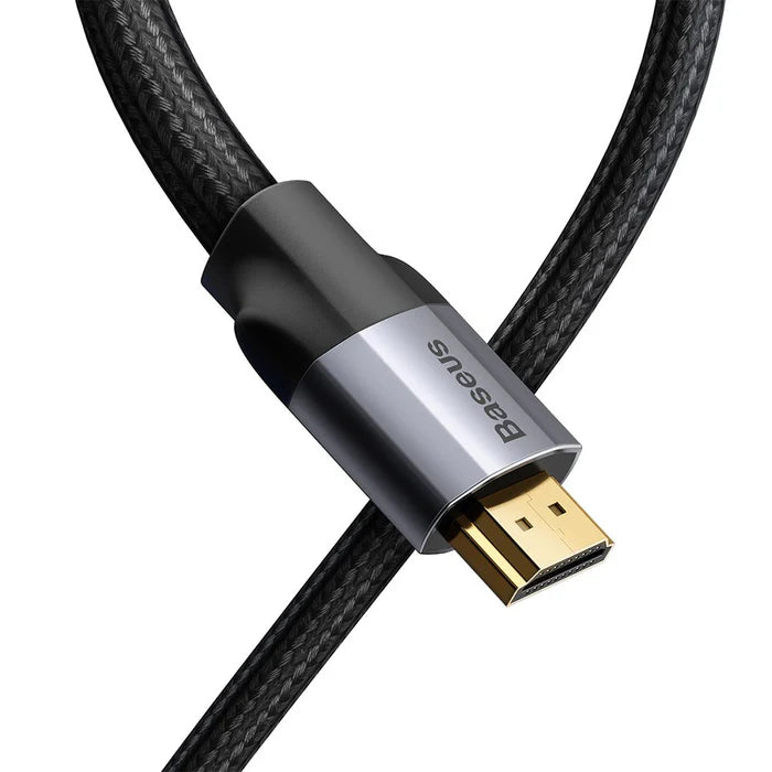 BASEUS | CAKSX-B0G | Enjoyment Series 4Khd Male To 4Khd Male Adapter Cable 3M | Dark Gray
