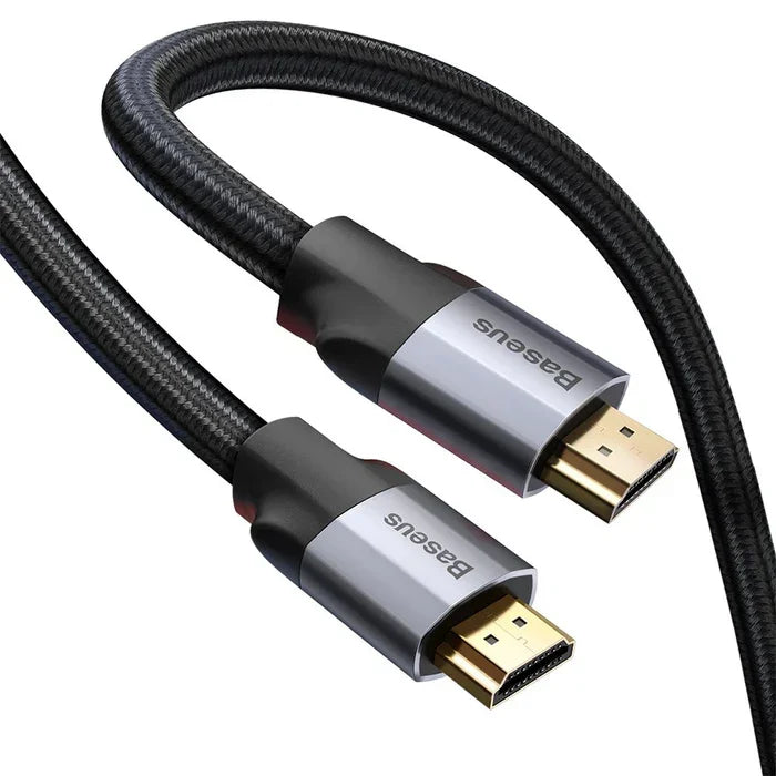 BASEUS | CAKSX-B0G | Enjoyment Series 4Khd Male To 4Khd Male Adapter Cable 3M | Dark Gray