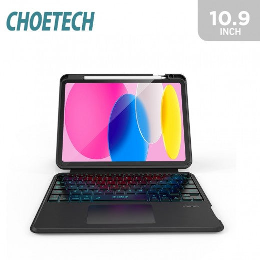Choetech , BH-017 , Magic Keyboard Wireless Keyboard for iPad 10.9 inch - Arabic&English