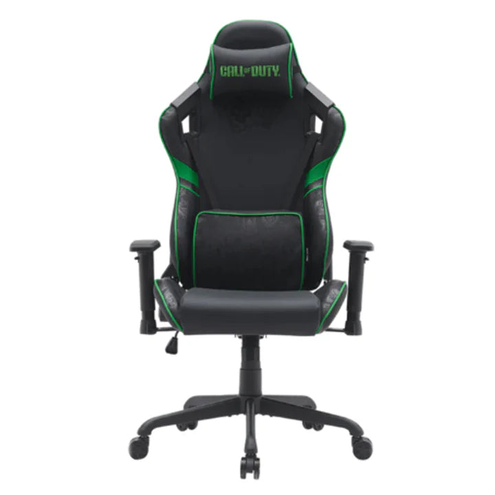 Call Of Duty (COD) Gaming Chair With Adjustable 4D Armrest & Metal Base - Green/Black