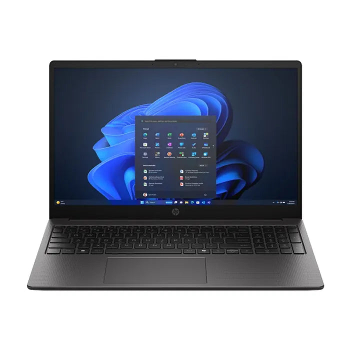 HP 250R G10 Laptop, Intel Core 7 150U Processor, 8GB RAM DDR5, 512GB SSD NVMe, Intel® Graphics Integrated, 15.6" FHD Display, Windows 11 Pro (License), Dark Ash Silver
