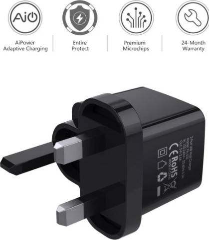 Dual-Port 12W USB Mini Charge Dual-Port 12W USB Mini Charge PA-U32 BK - GulfStore.com