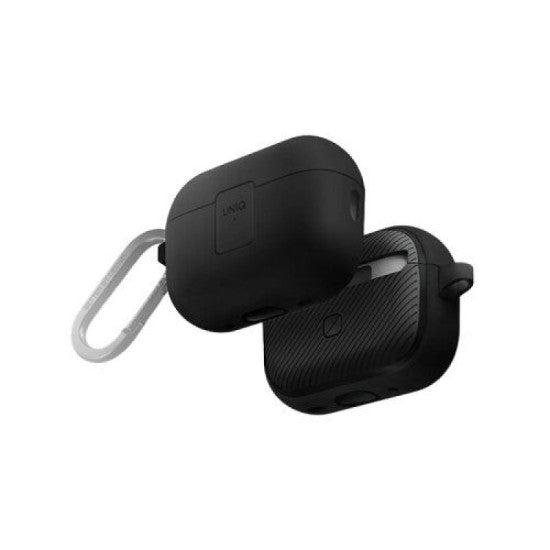 UNIQ CLYDE AIRPODS PRO 2ND GEN LOCK CASE - CHARCOAL (CHARCOAL/DARK GREY)