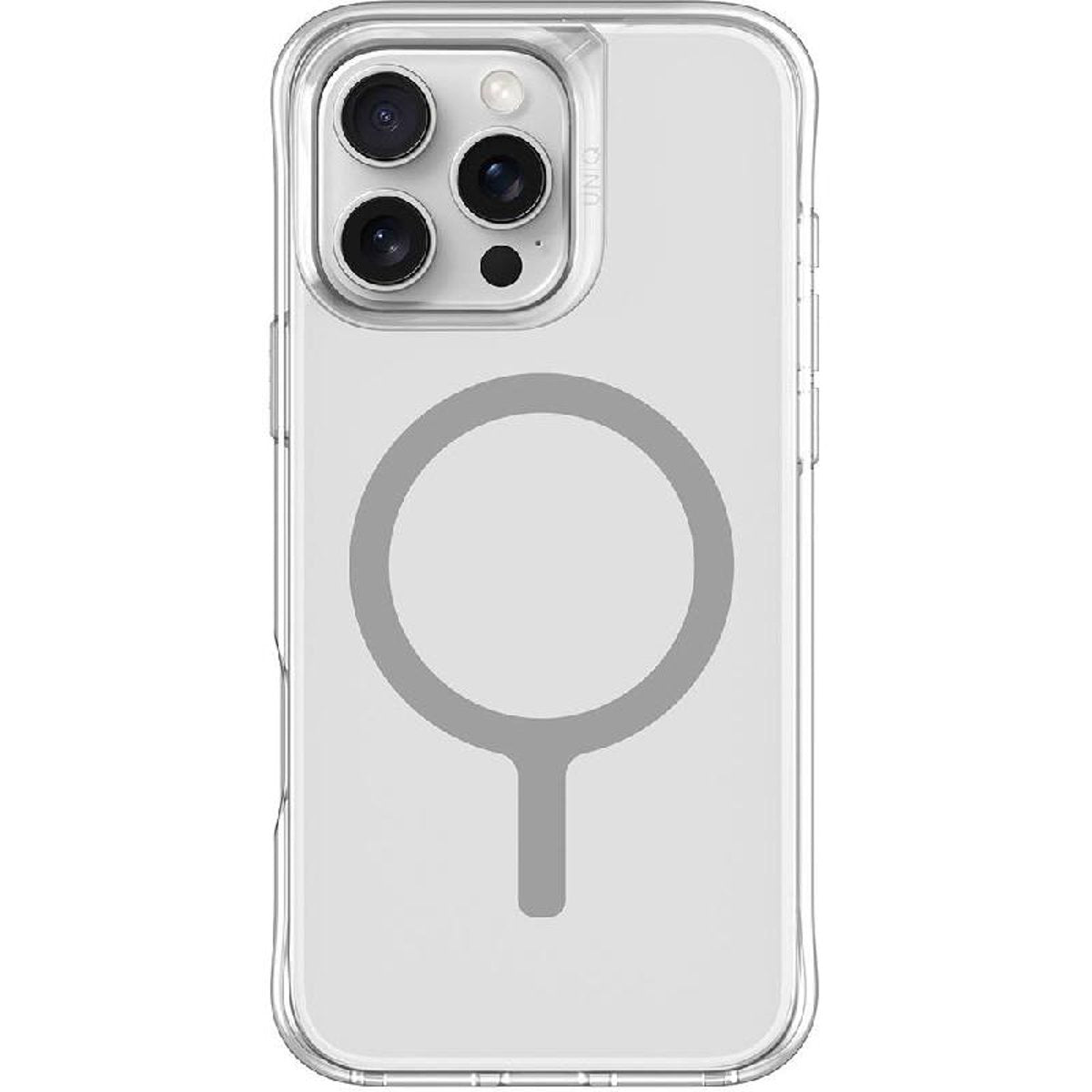 Uniq Hybrid LifePro Xtreme Back Cover Mobile Case with MagSafe , Iphone 16 Pro , Dove Frost Clear