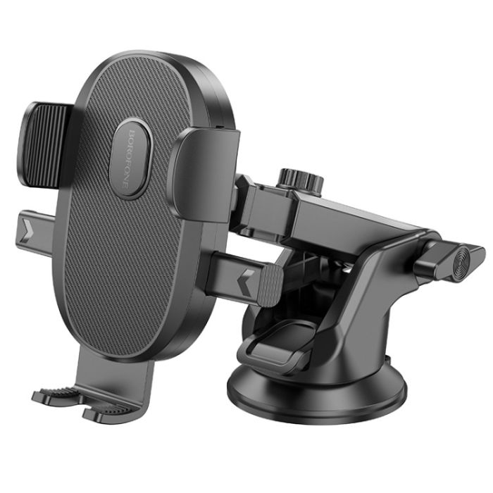BH93 | Borofone Grand One-Button Car Holder | Center Console | Black