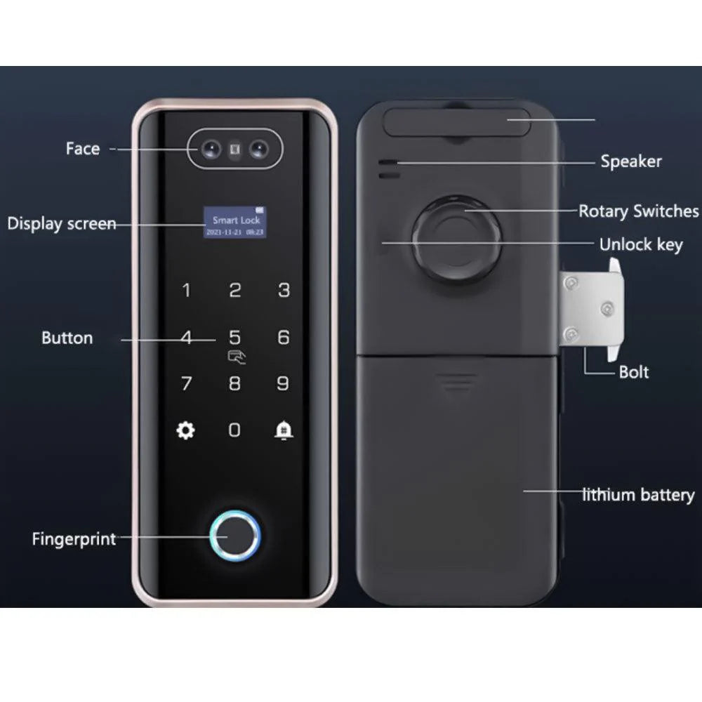 Elite Smart Glass Door Lock