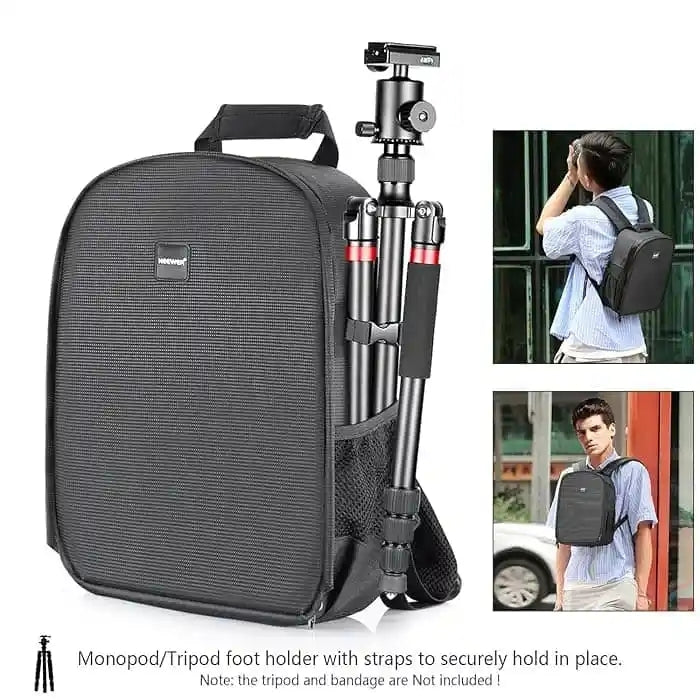 Neewer MULTI-FUNCTION BACKPACK FOR CAMERAS AND ACCESSORIES(ORANGE INTERIOR)