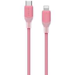 DL53P1-LinkUSB-C To Lightning (1.2m / Support 35W)Charging + Data Cable(TPE + Silicon) Pink