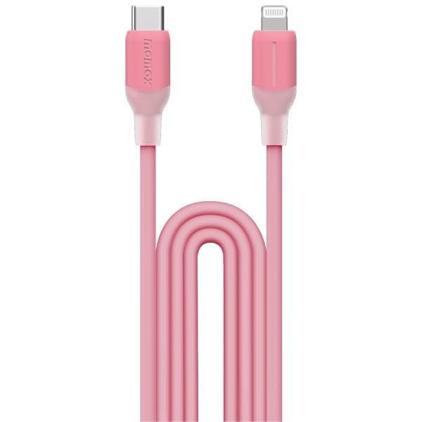 DL53P1-LinkUSB-C To Lightning (1.2m / Support 35W)Charging + Data Cable(TPE + Silicon) Pink