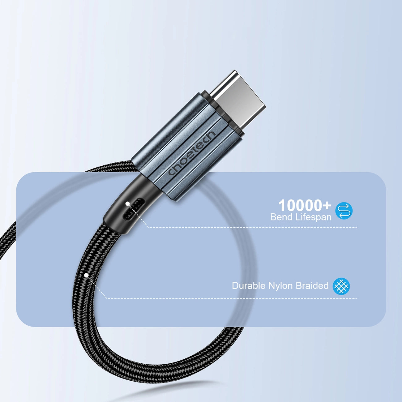 xcc-1014 choetech USB C TO C cable 1.2m