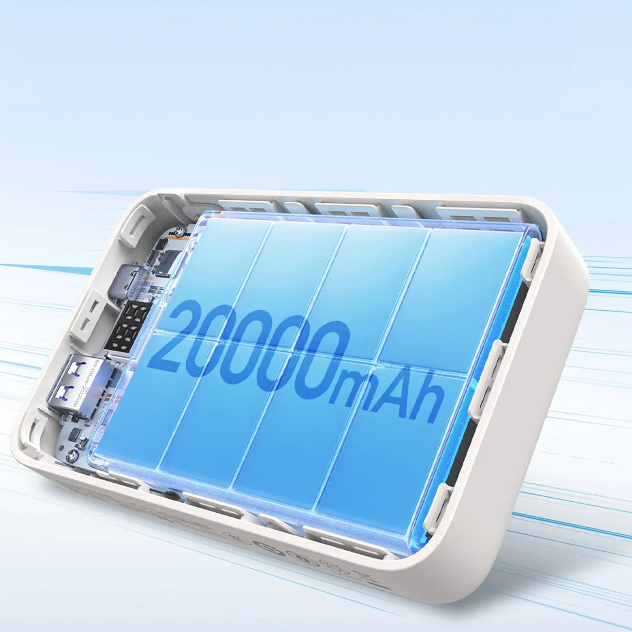 PB505 | UGREEN | 20000mAh PB with Built-in Cable35340 | 35340