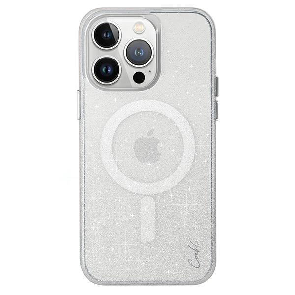 يونيك | حافظة Coehl Lumino Magesafe لهاتف iPhone 15 Pro | فضي لامع