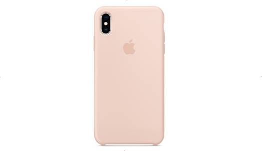 Apple iPhone XS Max Silicone Case - Pink Sand