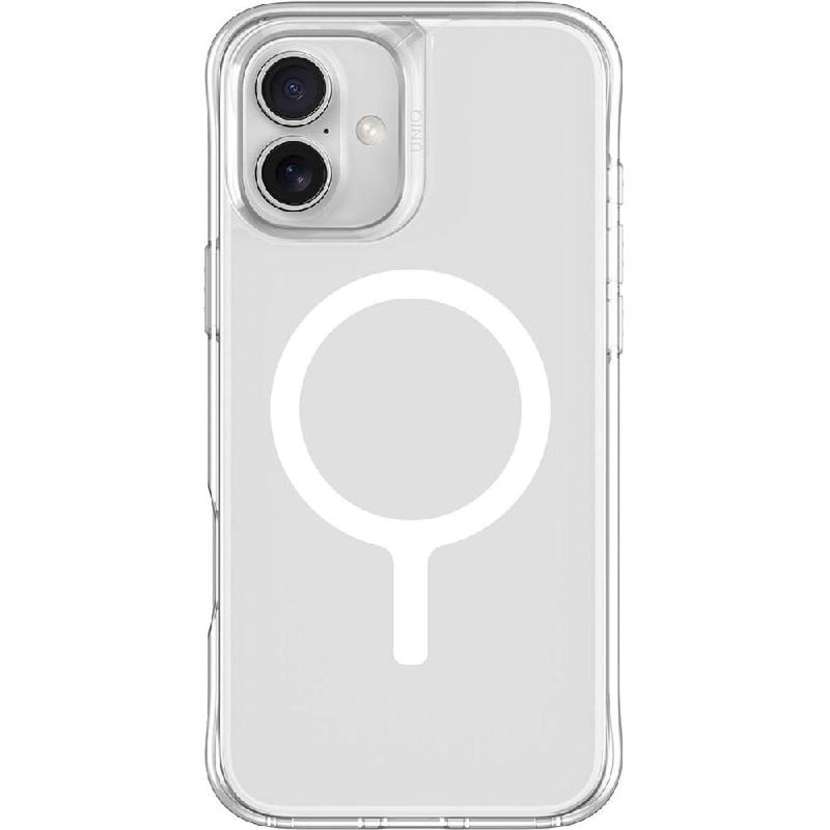 Uniq Hybrid LifePro Xtreme Back Cover Mobile Case with MagSafe , Iphone 16 Plus , Dove Frost Clear