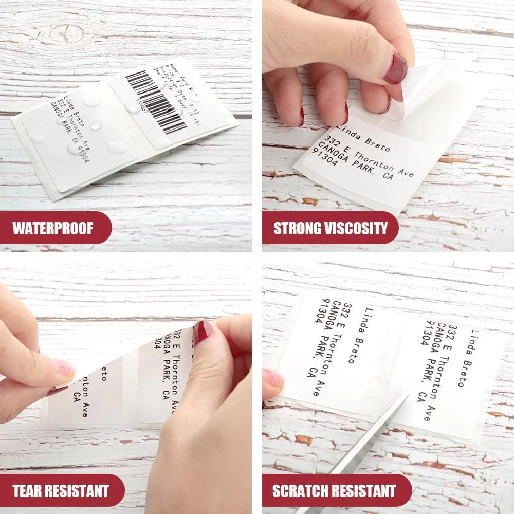 XP5070-110 | Phomemo Square Label | 50*70mm | 110  Labels  | White