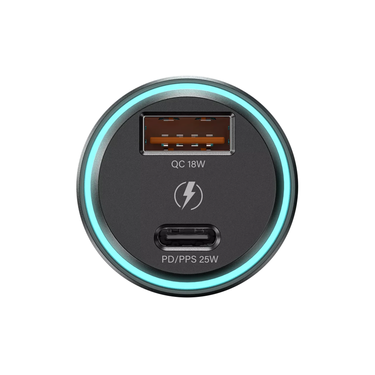 AMAZINGTHING | 17097 | FLEXI Power Pro Pd43W 2 Port Car Charger | Black