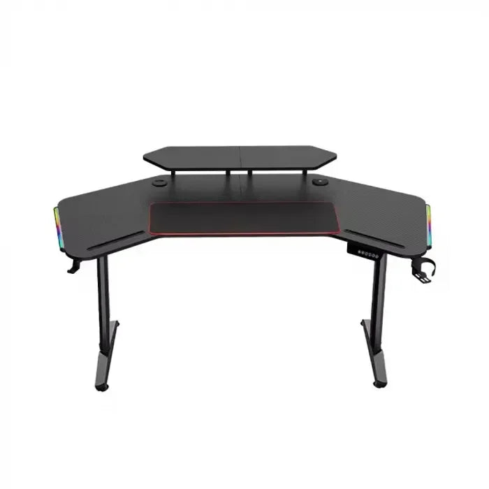 Gamvity Electric Height Adjustable Gaming Desk(1600*800*750) - Black