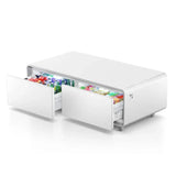 Gamvity Newest Luxury Pro Version Smart Coffee Table 135l Refrigerator (Tb135) - Pure White