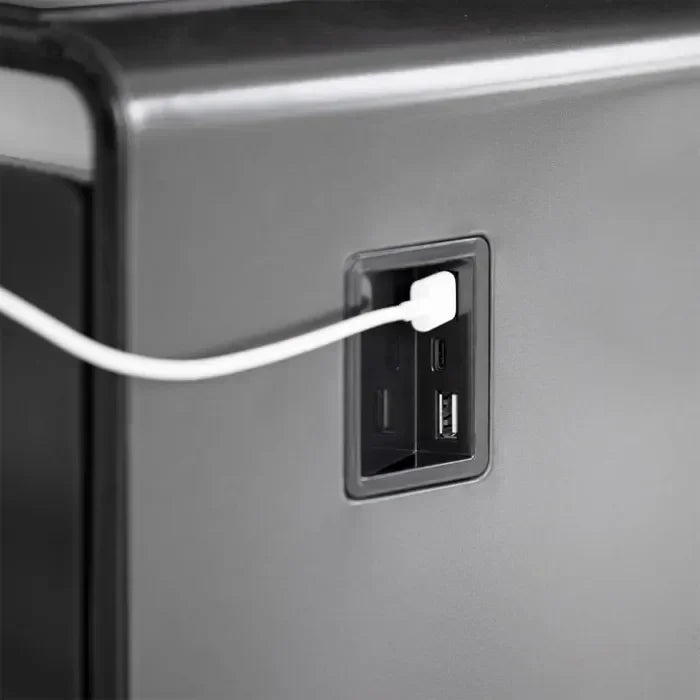 GAMVITY NEWEST LUXURY PRO VERSION SMART COFFEE TABLE 135L REFRIGERATOR (TB135) - WOODEN