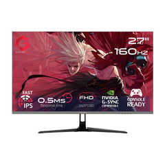 Gameon Essential Series 27" FHD Fast IPS 160Hz 0.5ms HDMI 2.1 Gaming Monitor (Supports PS5) - Black - GulfStore.com