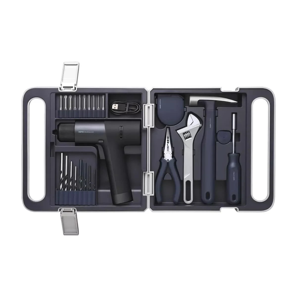 HOTO 12V Brushless Drill Tool Set
