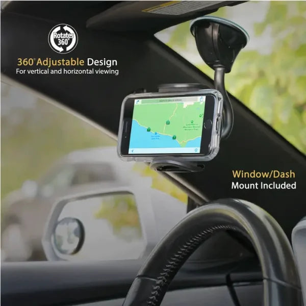 Scosche | IHW10 | Scosche Stuckup Window/Dash + Vent 4 IN 1 UNIVERSAL MOUNTING KIT FOR MOBILE DEVICES | Black