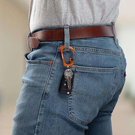 NiteIze | CSLA3-19-R6 | NiteIze SlideLock® Carabiner Aluminum | Orange