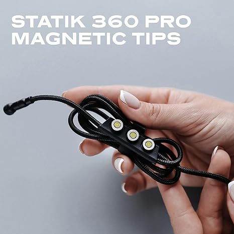 Statik | PUP-0135 | Statik Magnetic Tips for Magnetic Charge Cables, 3-Pack 1x Lightning, 1x USB-C, 1x Micro-USB