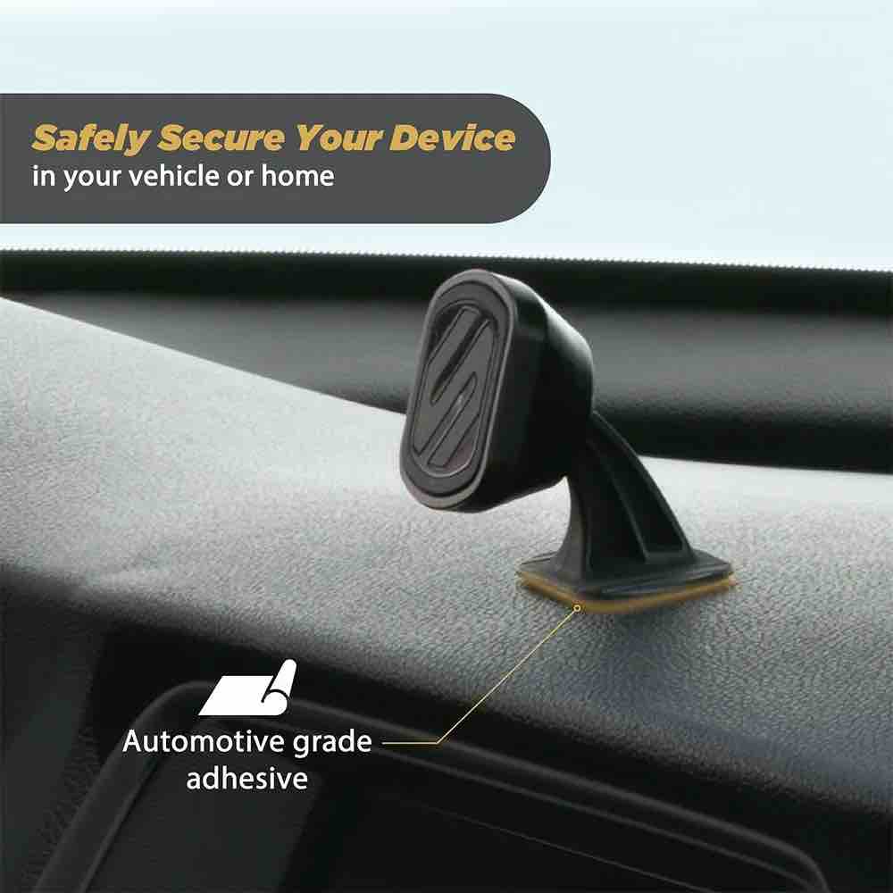 Scosche | MMDSD-RP | Scosche MagicMount Select Magnetic Dash/Dash Mini Mount Short & Long Base Included
