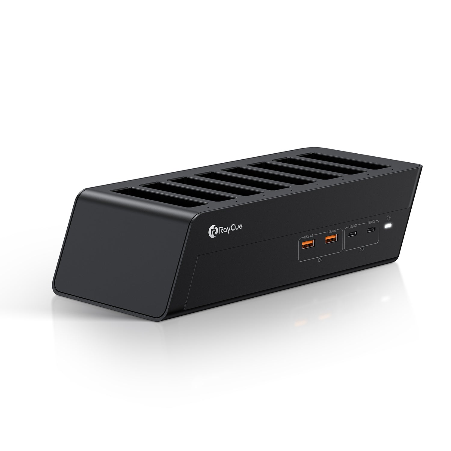 Raycue | PB001 | Raycue BoostDock 8 in 1 Charging Station Combo with 8*10000mAh PD20W Power Bank-UK